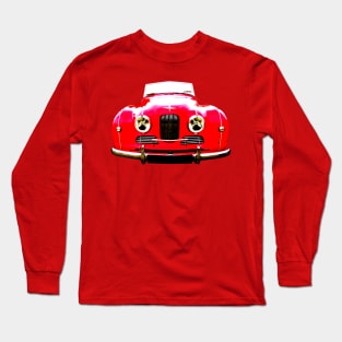 Jowett Jupiter1950s British classic sports car red Long Sleeve T-Shirt